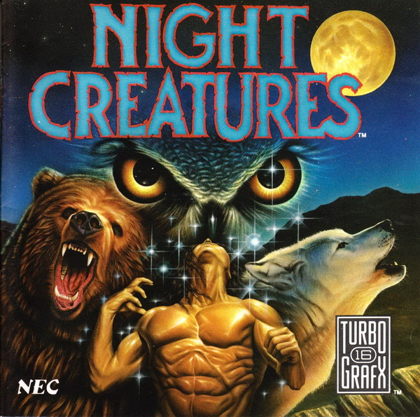 Night Creatures box art for TurboGrafx-16